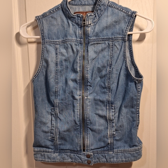 Ag Adriano Goldschmied Jackets & Blazers - Adriano Goldschmied Denim Sleeveless Vest Small